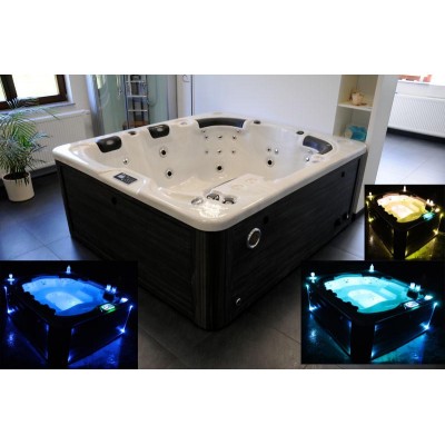 Luxury square bathtub/hot tubs outdoor used/whirlpool bathtub with CE approved