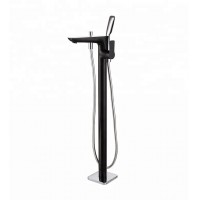 Latest matte black shower bath tub free stand mixer tap used bathtub faucets