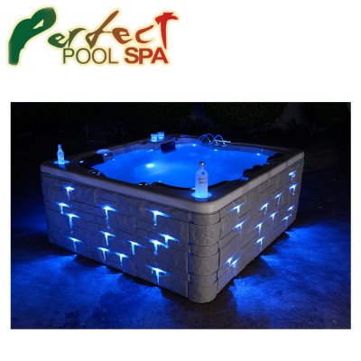 No-chemical new arrival fashion 6 person no-chlorine treatment spa