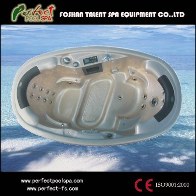 CE hydrotherapy outdoor hot tub/ swim spa/ sitting bathtub