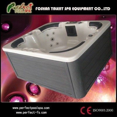 Outdoor whirlpool+spa bath+hydro massage product + led light