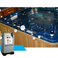 Made in USA with Italian Oxygen integrated technology Hot tube outdoor spa for 1-6 people Big hot tube spa Bathtub soaking